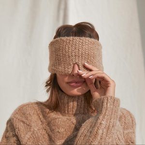 Lunya chunky wool sleep mask